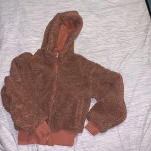 Fabletics summit teddy jacket